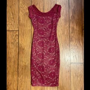 💫4 for $10 BUNDLES💫 ALL ITEMS ELIGIBLE!!! / Wine Lace Bodycon Dress